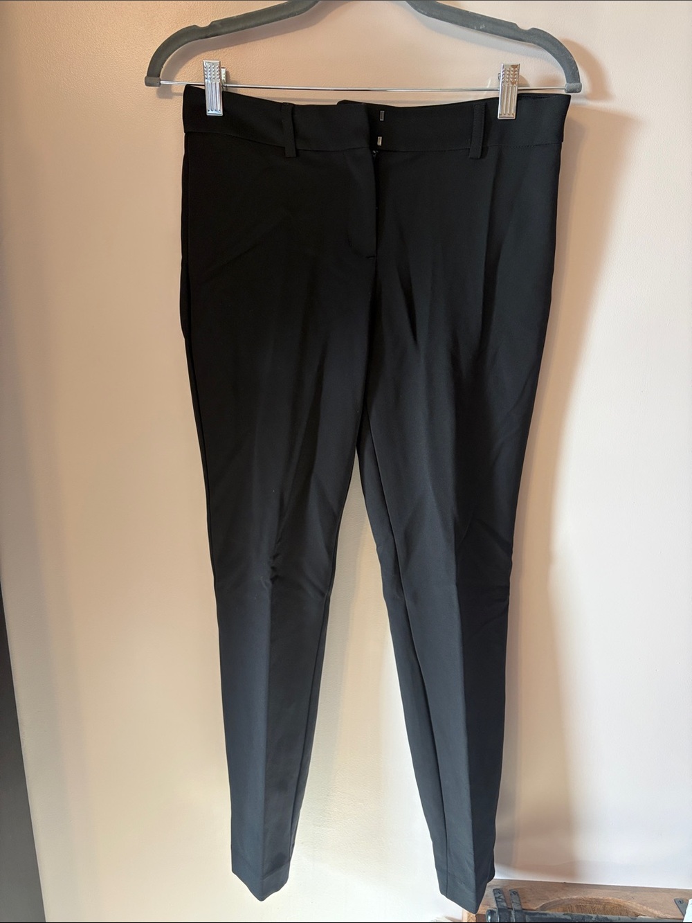 Black Skinny Stretch Dress Pants for Women